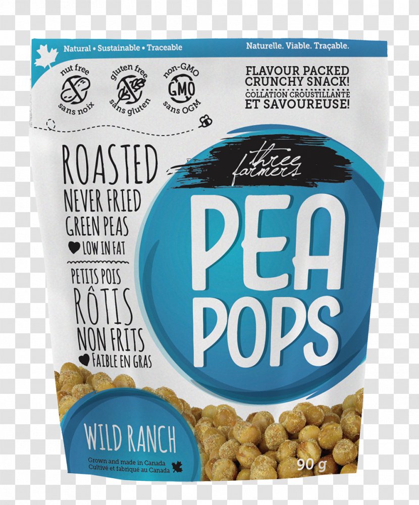 Three Farmers Pea Pops Wild Ranch Snack Pisum Sativum Flavor By Bob Holmes, Jonathan Yen (narrator) (9781515966647) - Breakfast - Roasted Chickpea Transparent PNG