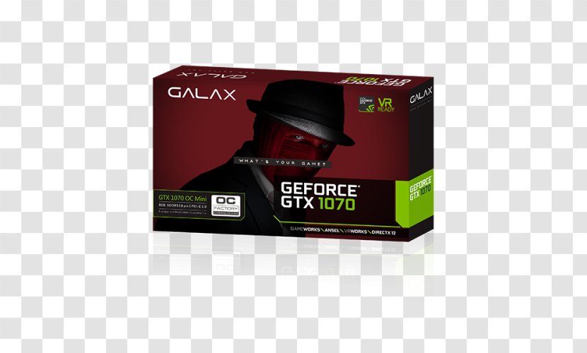 Graphics Cards & Video Adapters NVIDIA GeForce GTX 1070 Ti 英伟达精视GTX GALAXY Technology - Electronics Accessory - Geforce 300 Series Transparent PNG