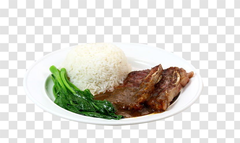 Bibimbap Spare Ribs Cooked Rice Onigiri - Pepper Snow Transparent PNG