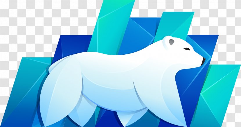 Canidae Dog Logo Illustration - Heart - Cartoon Painted Polar Bear Icon Side Transparent PNG
