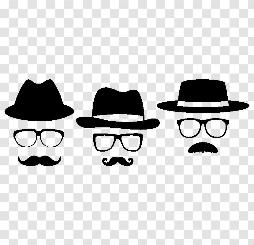 Moustache Glasses Drawing - Facial Hair Transparent PNG