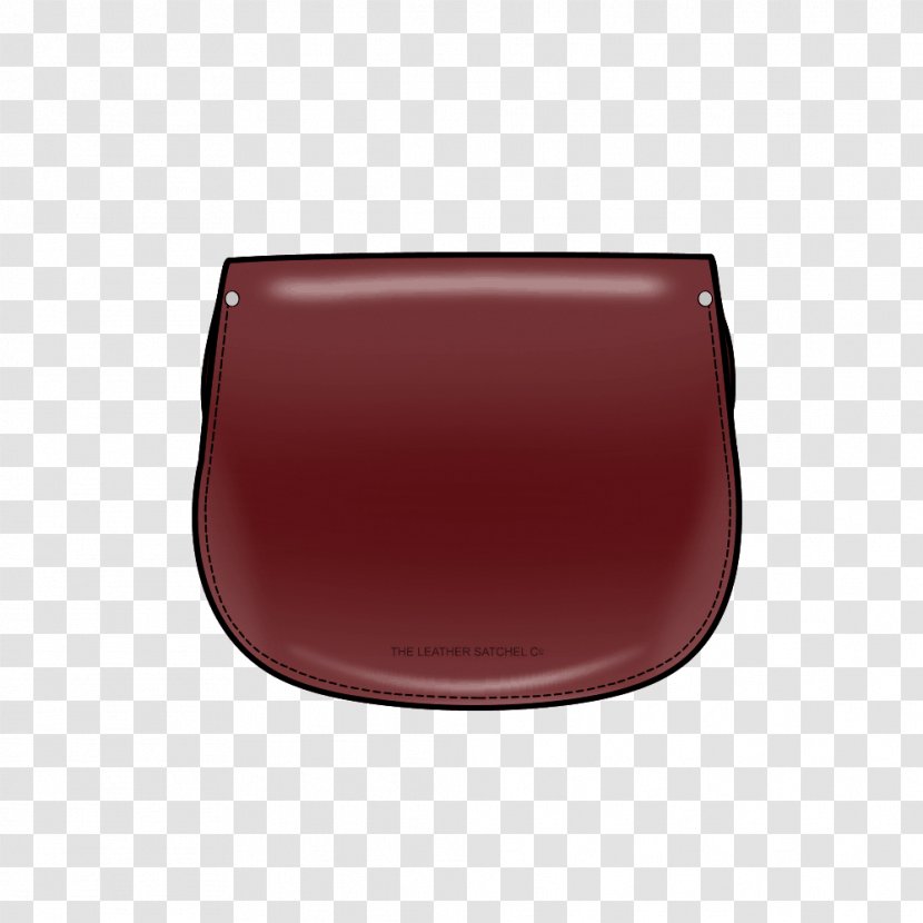 Coin Purse Leather Handbag - Maroon - Design Transparent PNG