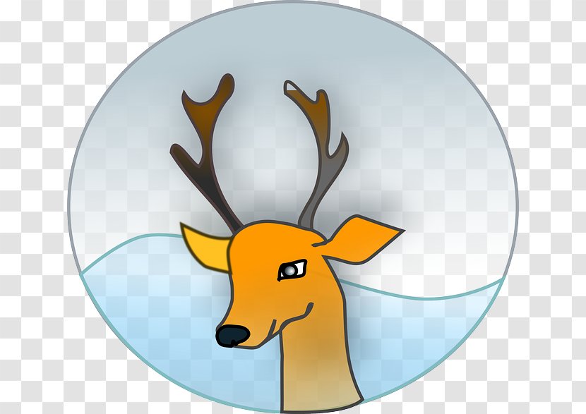 Reindeer Santa Claus Rudolph Clip Art - Tail Transparent PNG