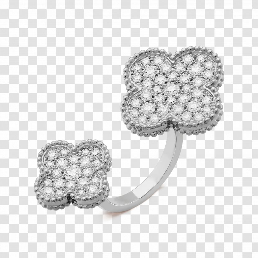 Earring Van Cleef & Arpels Engagement Ring Wedding Transparent PNG