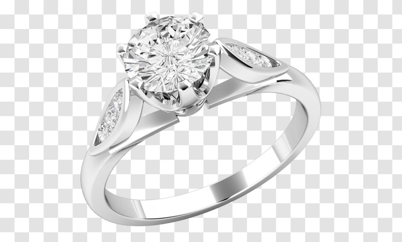 Engagement Ring Diamond Solitaire Wedding - Cut Transparent PNG
