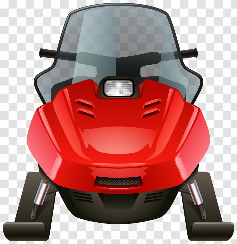 Snowmobile Sticker Clip Art - Motor Vehicle - Clipart Image Transparent PNG