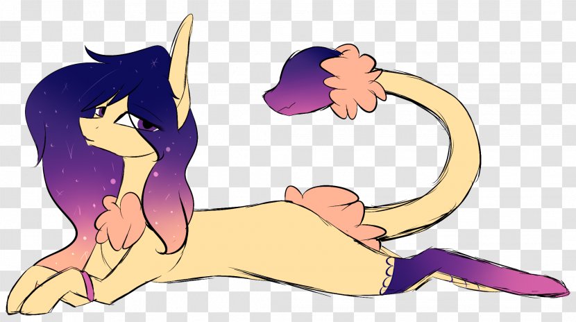 Thumb Cat Mammal Horse Finger - Cartoon Transparent PNG