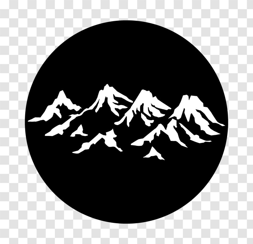 Gobo Mountain Range Light Design - Logo - Stagecraft Graphic Transparent PNG