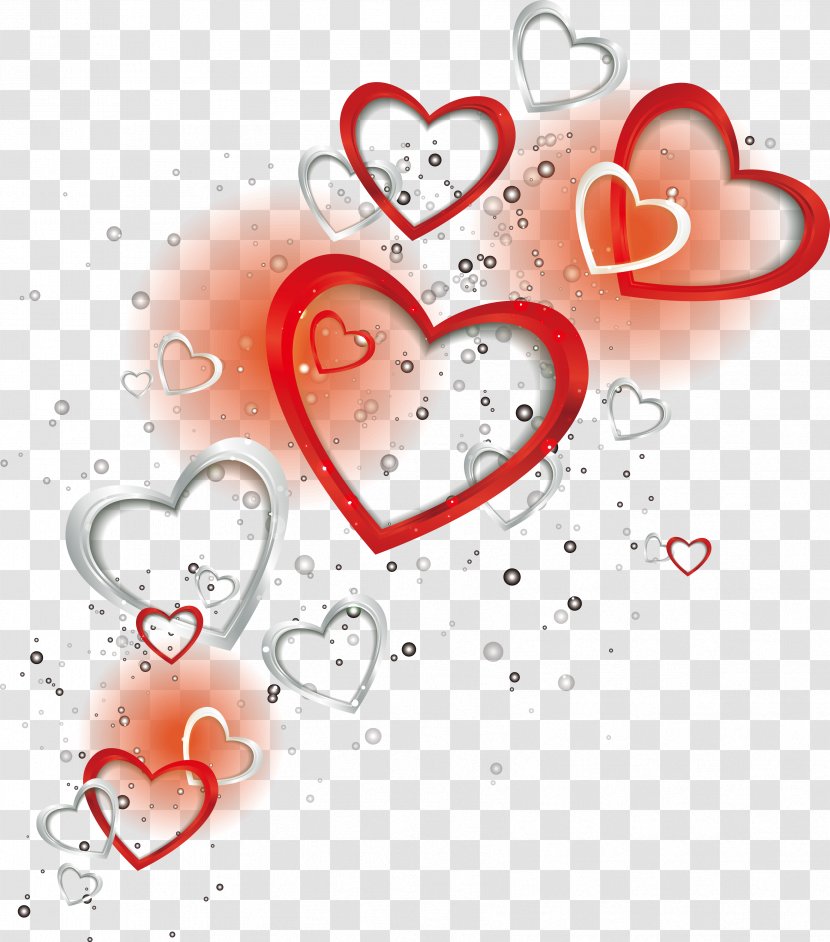 Valentines Day - Heart - Falling Love Transparent PNG