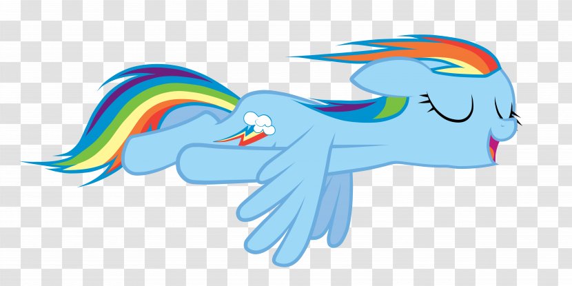 Rainbow Dash Fluttershy My Little Pony - Mythical Creature Transparent PNG