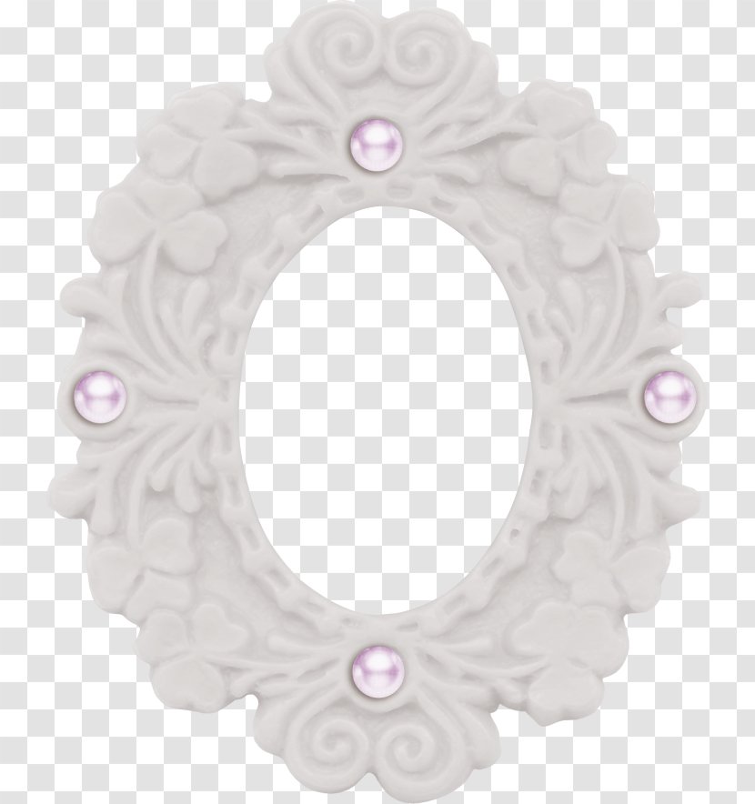 White Pearl Icon - Oval - Frame Material Transparent PNG