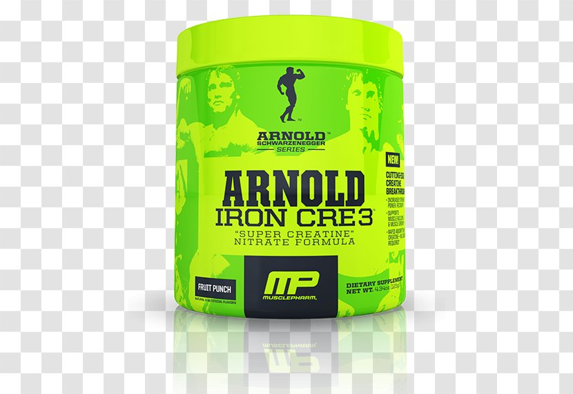 Dietary Supplement Creatine MusclePharm Corp Pre-workout Bodybuilding - Iron - Arnold Scharzennegger Transparent PNG