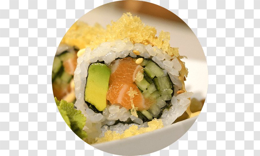 California Roll Gimbap Sushi Makizushi Maki My Way - Vegetarian Cuisine Transparent PNG