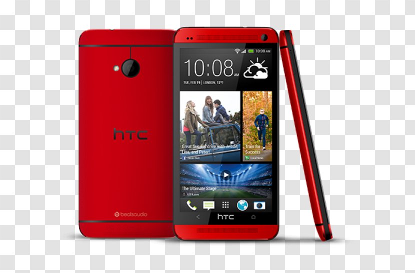 HTC One - Htc Series - 32 GBSilverUnlockedGSM M7 Red 32GB 4G LTE Android Phone Unlocked SmartphoneAndroid Transparent PNG