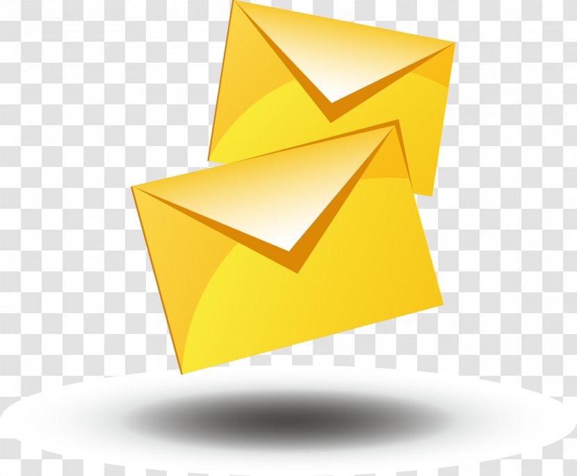 Paper Envelope Stationery Icon - Email - Yellow Transparent PNG
