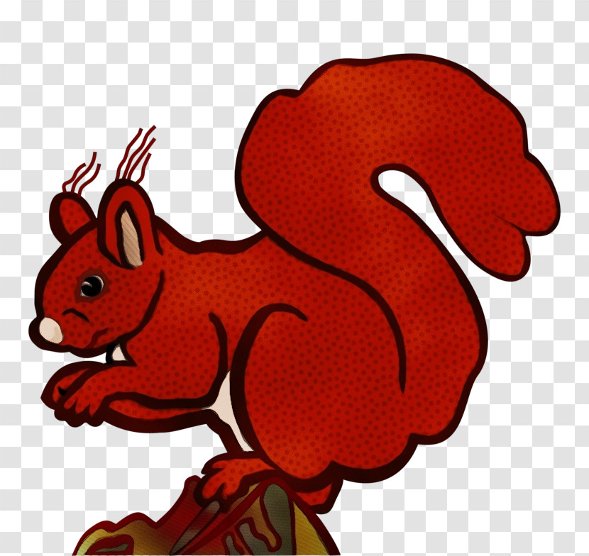Squirrels Rodents Cartoon Character Tail Transparent PNG