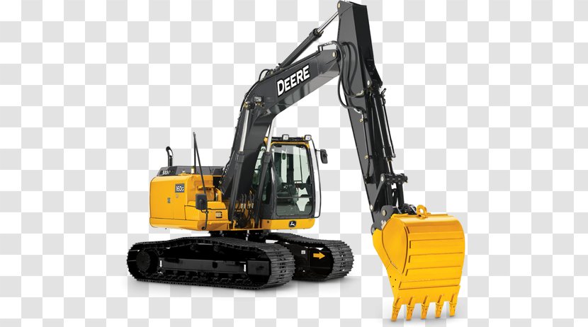 John Deere Excavator Heavy Machinery Architectural Engineering Tractor - Agricultural - Construction Transparent PNG