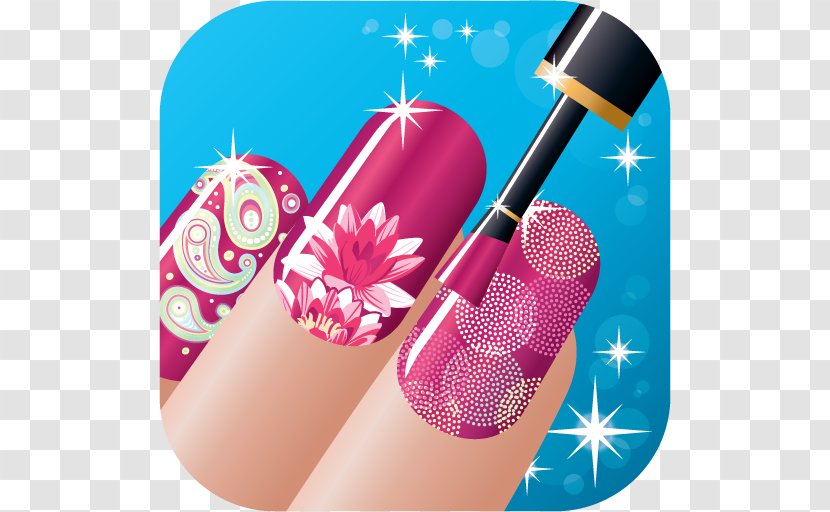 Nail Polish Manicure Art Pedicure - Flower Transparent PNG