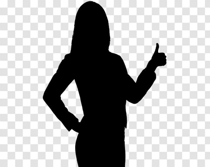 Microphone Cartoon - Silhouette - Blackandwhite Transparent PNG