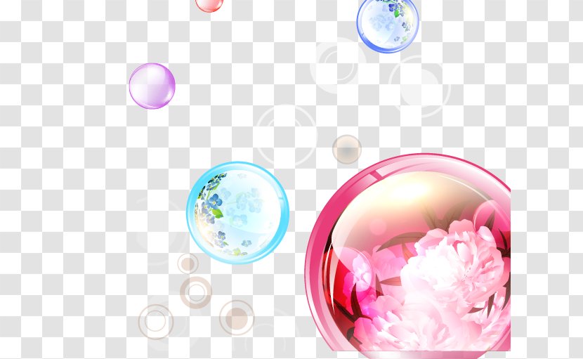 Download - Flower - Rose Bubble Transparent PNG