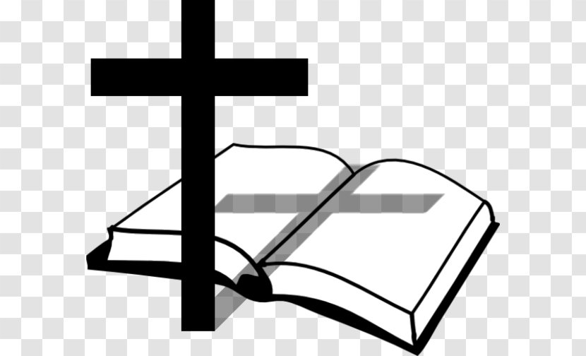 Bible Christian Cross Christianity Clip Art - Monochrome Photography Transparent PNG