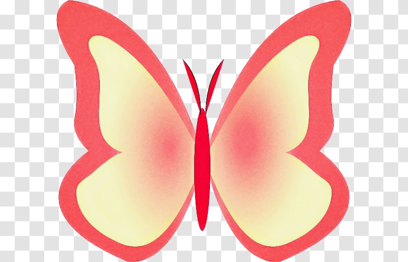Butterfly Clip Art Moths And Butterflies Pink Symmetry - Insect - Wing Pollinator Transparent PNG