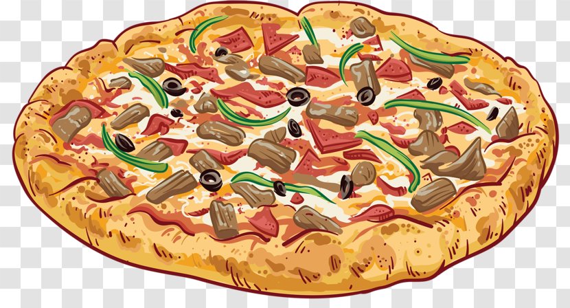 Pizza Sausage Italian Cuisine Take-out Delivery - Recipe - A Transparent PNG