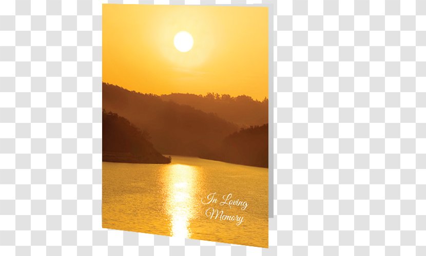 Greeting & Note Cards Morning Gold Printing - Sky - Acknowledgement Transparent PNG