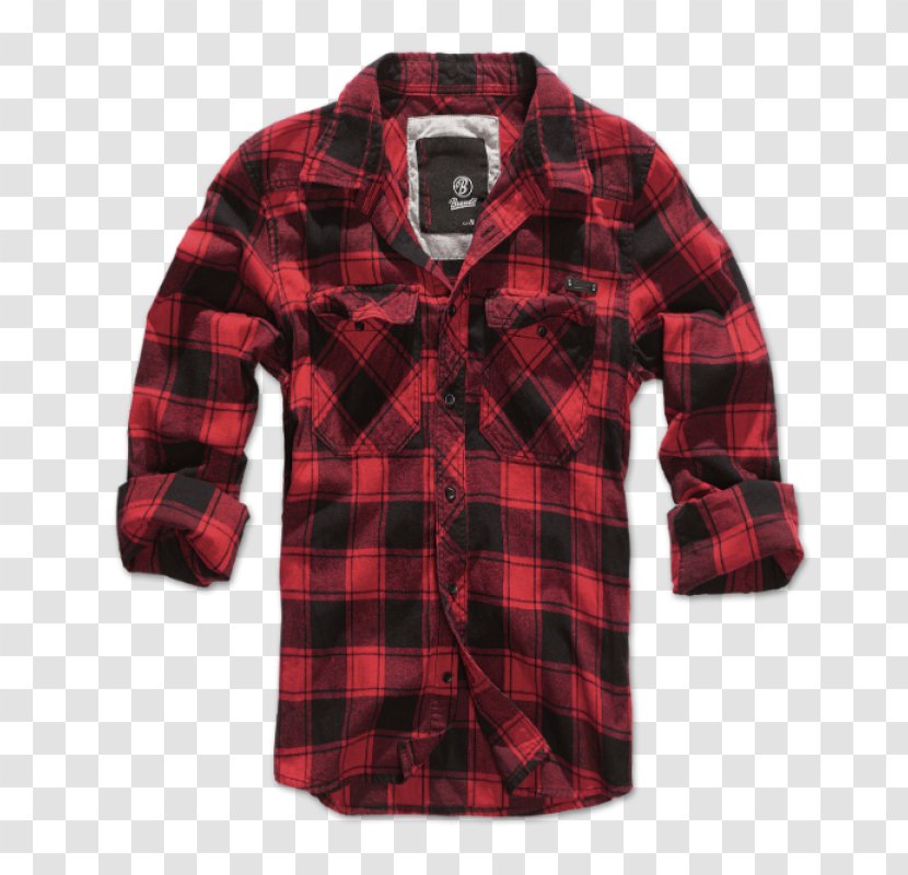 T-shirt Flannel Sleeve Check - Casual Attire Transparent PNG