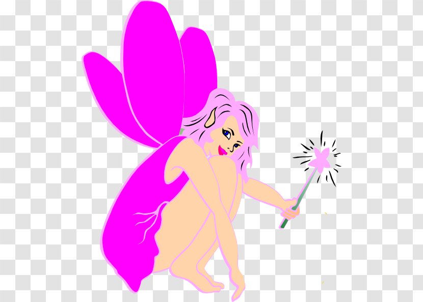 Fairy Wand Clip Art - Silhouette - Vector Transparent PNG