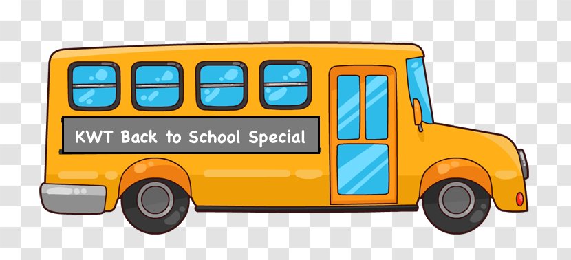 School Bus National Secondary Driver - Public Transport Service - Back Transparent PNG