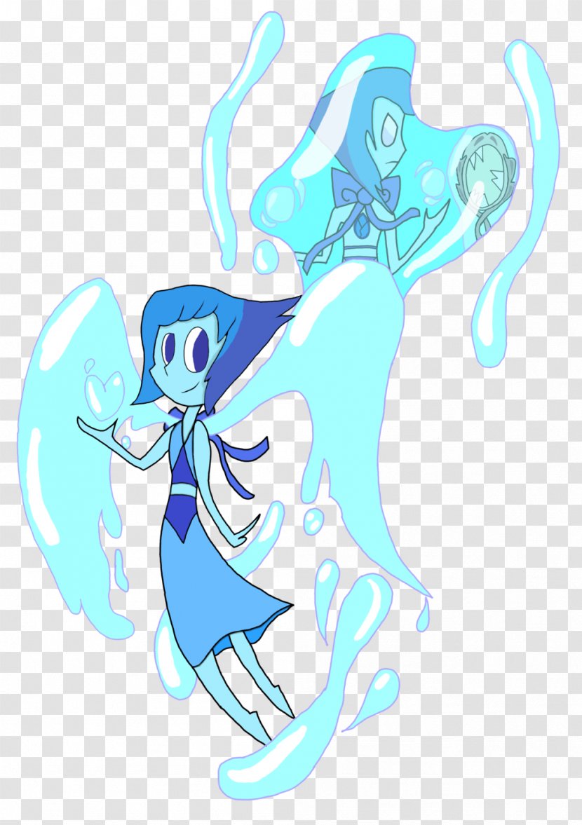 Steven Universe Lapis Lazuli Gemstone Garnet Mirror - Fish - Gemini Transparent PNG