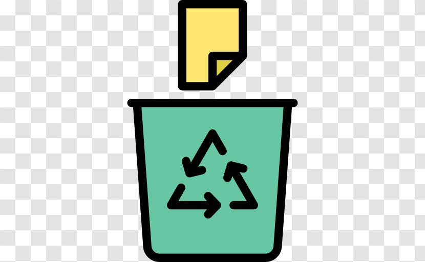 Paper Recycling Symbol Bin Waste - Area Transparent PNG