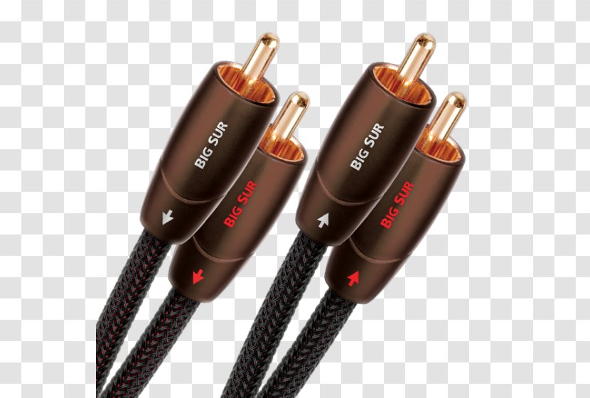 RCA Connector Electrical Cable Big Sur Phone Audio Signal - Speaker Wire - Analog Transparent PNG