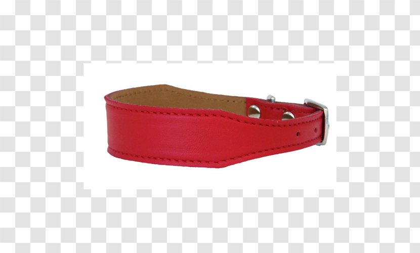 Belt Dog Collar Strap - Red Transparent PNG