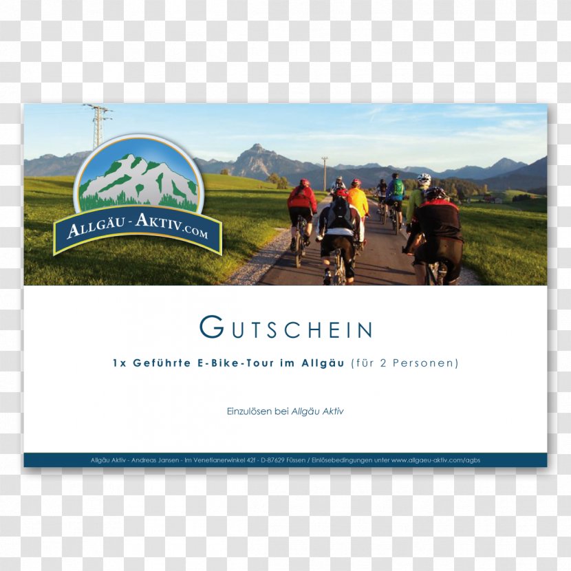 Allgäu-Aktiv Bikesale Mountain Bike Advertising - Nordic Walking Transparent PNG