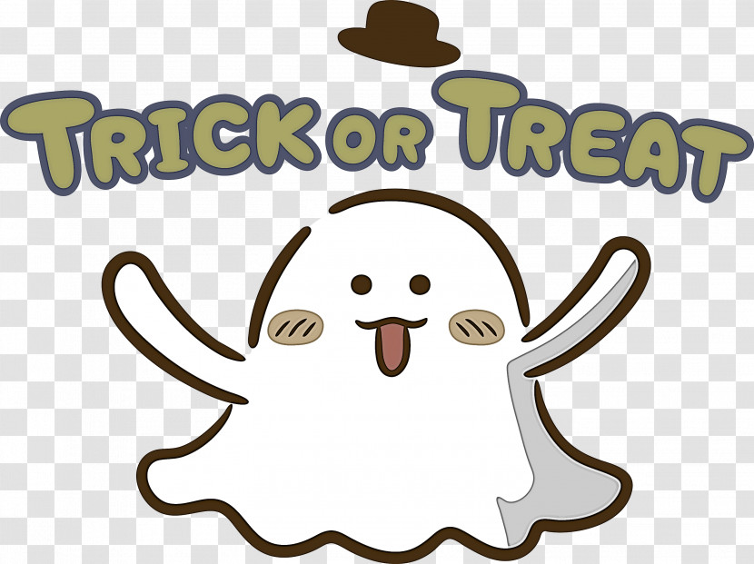 TRICK OR TREAT Happy Halloween Transparent PNG