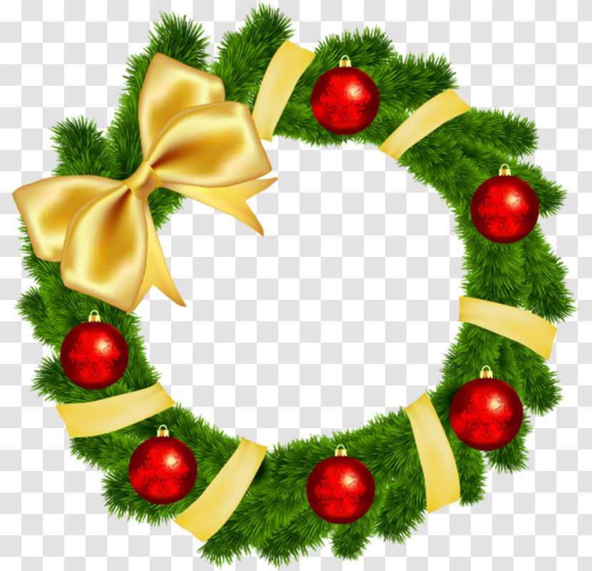 Wreath Christmas Ornament Garland Clip Art Transparent PNG