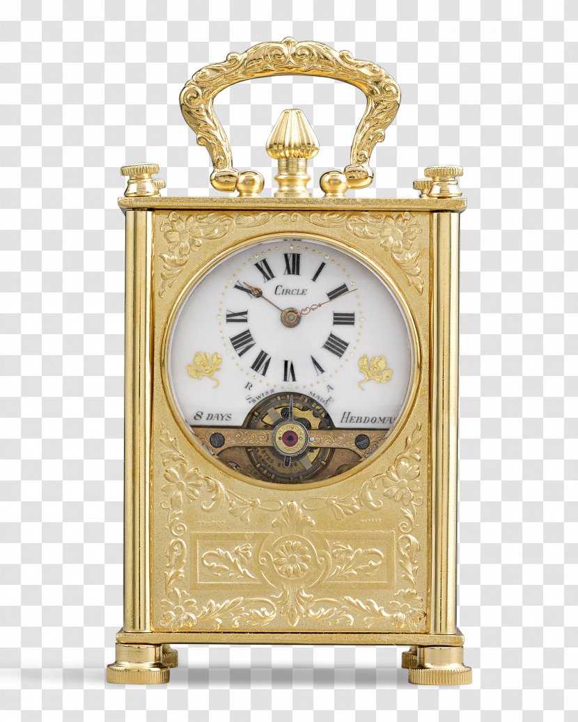 Carriage Clock Antique Mantel Movement - Export - Clocks Transparent PNG