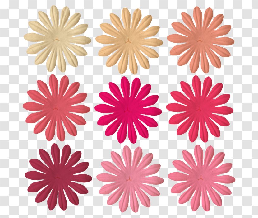 Paper Digital Scrapbooking Embellishment Pattern - Stencil - Flower Transparent PNG