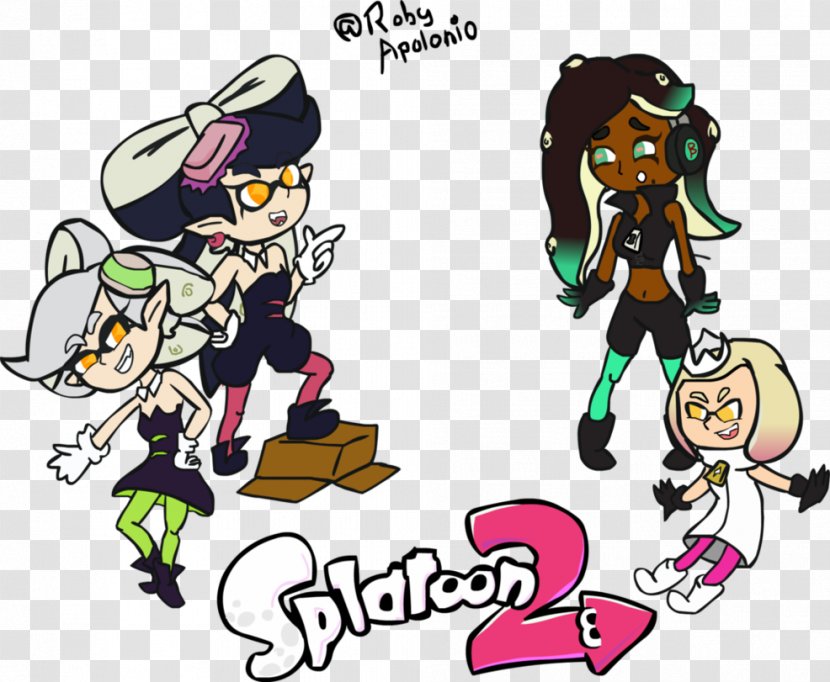 Splatoon 2 Squid Art - Flower - Splatoon2 Transparent PNG