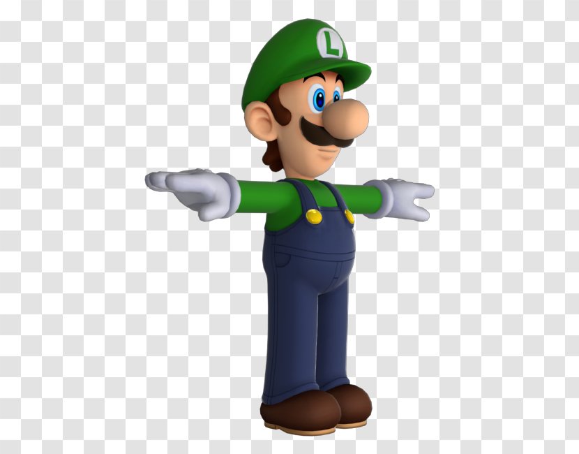 Super Smash Bros. Brawl For Nintendo 3DS And Wii U Luigi Melee - Bros - T-pose Transparent PNG