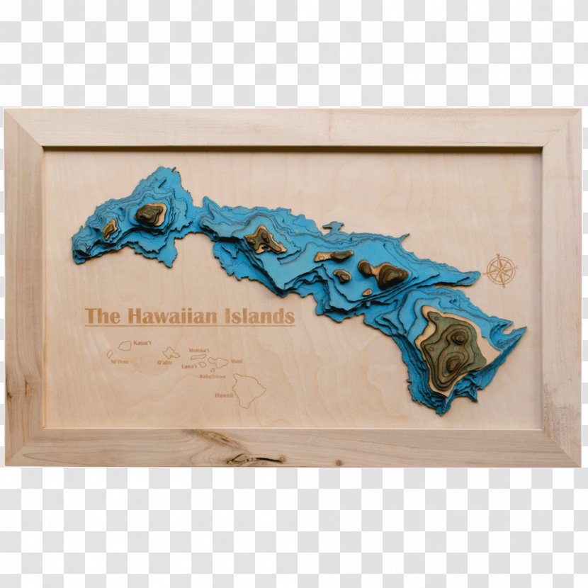 Hawaii Island Map Archipelago - Rectangle Transparent PNG