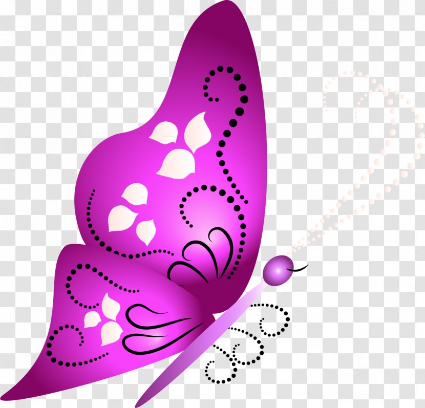 Butterfly Text Clip Art - Watercolor - Butterflies Transparent PNG