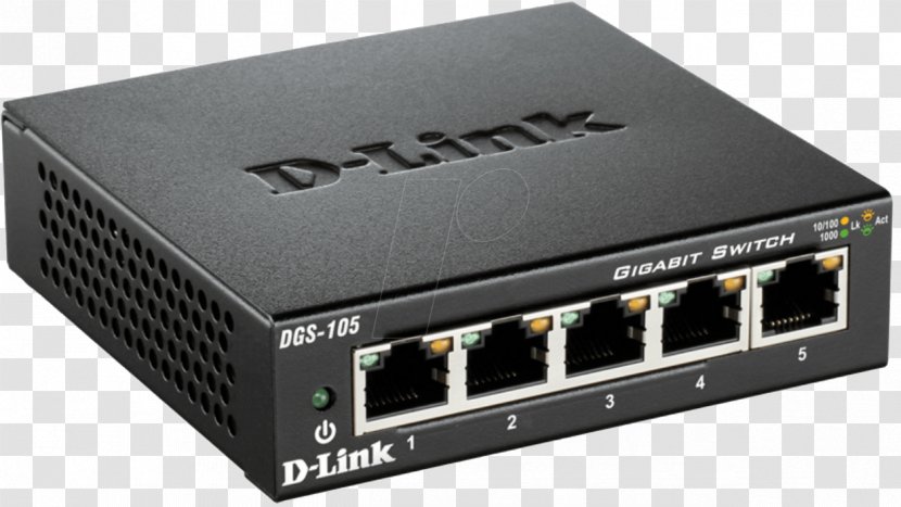 Network Switch Gigabit Ethernet Fast Port - Computer Transparent PNG