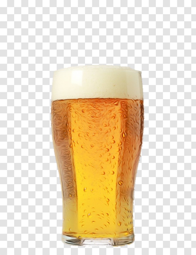Beer Glass Pint Drink Tumbler - Wet Ink - Alcoholic Beverage Transparent PNG