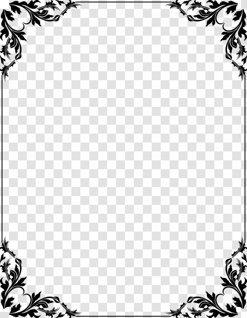 Borders And Frames Picture Clip Art - Flora - Design Transparent PNG