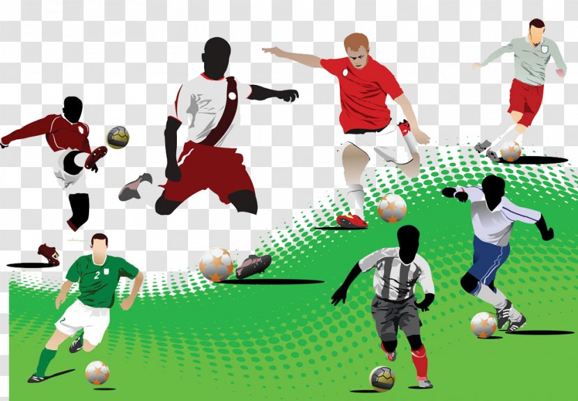 Campeonato Brasileiro Sxe9rie A Football Player Euclidean Vector Illustration - Man Playing Soccer Transparent PNG