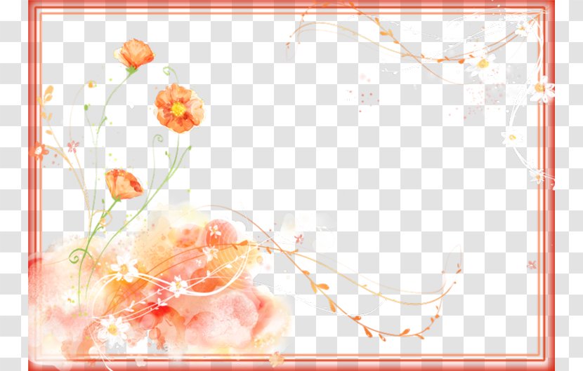 UXGA IPad 1 HVGA Wallpaper - Petal - Sweet Pink Flowers Border Transparent PNG