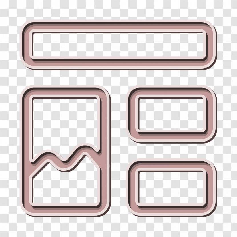 Wireframe Icon Ui Icon Transparent PNG